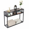 Vintage Tall Console Table Wooden Hallway Entrance Table Portable for Home Use