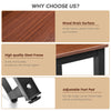120 cm PC Computer Desk Writing Study Table Office Home Workstation Wooden Metal
