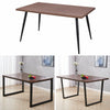 Industrial Wooden 4-6 Seater Dining Table Kitchen Breakfast Dinner Office Desk