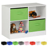 White Kids Bedroom Storage Organizer Unit With Drawers Childrens Childs