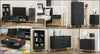 Small Sideboard Cupboard Display Cabinet Storage with 2 Drawers & 1 Doors