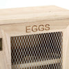 Wooden Egg Cabinet 12 Egg Storage Holder Rack Kitchen Cupboard Stand 2 Tier Unit