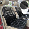 A Pair of Leather Front Car Seat Covers Protect Back Support Cushion