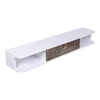 120CM 140CM Floating Wall Mounted TV Cabinet Narrow Floating Shelf TV Unit Stand