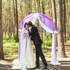 Chiffon Fabric Wedding Arch Backdrop Drape Scarf for Bridal Ceremony Party 6M