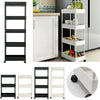 Slide Out Kitchen Storage Rack Bathroom Slim Organiser Basket Shelves on Wheels
