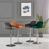 Bar Stools Gas Lift Stools Velvet Breakfast Kitchen Club Cafe Pub Swivel Chairs