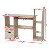 Modern Computer Desk with Drawers Shelf Study PC Table Home Office Workstation