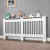 Extra Tall White Radiator Cover Grill Shelf Standing Room Bedroom Lounge Porch