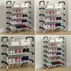 3/4/5/6 Tiers Door Side Shoes Cabinet Rack Storage Shelf Organizer Stand Holders