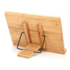 Bamboo Receipe Display Cook Book Stand Foldable Holder Rest