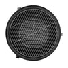 Round Fire Pit BBQ Grill Heater Outdoor Garden Firepit Brazier Patio Outside UK