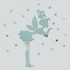 Walplus Wall Sticker Tinker Bell Girl Mirror Art Living Room Home Decorations