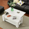 Wooden Coffee Table with Storage Lift Top Up Drawer Desk Living Room Tea Table