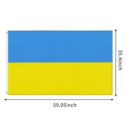 Ukraine 5ft x 3ft Flag Ukrainian National Europe European Flag FAST DELIVERY UK