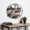 Floating Vintage Wall Shelves Retro Wood Shelf Storage Display Shelving Rack