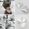 Heart Shaped Fillable Glass Baubles 12/24/36PCS Party Christmas Tree Decorations