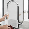 Kitchen Taps 360° Swivel Pull Out Spray Head Mixer Basin Sink Tap Chrome Faucet