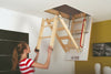 Fakro LWK Plus Wooden Folding Loft Ladder Insulated Hatch 55cm x 111cm H280cm