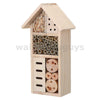 Wooden Insect Bee House Natural Wood Bug Pet Hotel Garden Nest Box Shelter UK