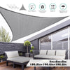 Heavy Duty Sun Shade Sail Garden Patio Awning Canopy 98%uv Protect Waterproof UK