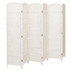 Room Divider 6 Panel Privacy Screen Folding Separator Partition Weave Wicker