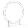 Ring Iron Wedding Arch Props Background Circle Outdoor Lawn Wedding Flower Door