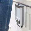 9L Folding Kitchen Waste Bin Trash Can Basket Hanging Over The Cabinet Door