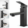 Modern Bathroom Basin Taps Mixer Tap Single Lever Mono Brass Tap Black Faucet