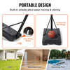 44" Basketball Hoop Adjustable Height Backboard System for Outdoor Indoor