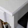 Slim Console Table White with Drawers Sideboard TV Stand Unit Narrow Hallway