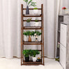 New 4 Tier Wooden Ladder Folding Book Shelf Stand Plant Flower Display Shelving