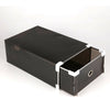 10x Plastic Shoe Storage Boxes Drawer Stackable Foldable Organiser Clear / Black