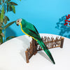 Artificial Parrot Fake Lifelike Feather Parrot Realistic Garden Ornament Decor