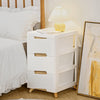 Plastic Tower Cabinet Organizer 3/4/5 Drawers Living Room Bedroom Storage Unit