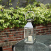 Garden Candle Lantern Stainless Steel & Glass Candle Holder- 5 Sizes Available