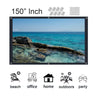 150" Portable Projector Screen in Home Outdoor Camping 3D HD 16:9 Cinema Theater
