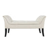 Velvet Fabric Bed End Bench Upholstered Tufted Accent Lounge Sofa Window Seat UK