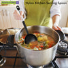 5 Pcs Kitchen Nylon Cooking Utensils Set Non-stick Turner Black