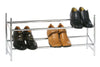 2/4 TIER EXTENDABLE CHROME FREE STANDING SHOE BOOT RACK STORAGE SHELF STAND