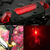 LED Mountain Bike Bicycle Front & Rear Lights Set USB Rechargeable Waterproof