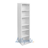 DVD Storage Tower Rack CD unit shelf organizer archieve wood black White