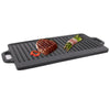 Cast Iron Frying Enamel Pan Grill BBQ Skillet Pancake Reversible Griddle Plate