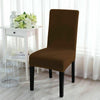 4/6/8PCS Dining Chair Seat Covers Slip Stretch Wedding Banquet Party Removable