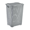 Strong Laundry Basket Washing Clothes Storage Hamper Rattan Style Plastic Large