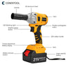 Brushless Cordless Impact Wrench & 4 Sockets / Charger/21V 6.0Ah Li-Ion Battery