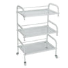 Trolley Shelves 3-layer beauty frame Toughened Glass Shelves Hair Beauty Salon