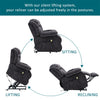 Electric Riser Massage Cinema Recliner Sofa Chair Velvet Armchair For Elderly