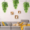 Artificial Hanging Plants Flowers Basket Fake Vine Trailing Indoor House Plants