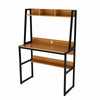 Ladder Computer Desk with Shelves Small Workstation Home Office PC Table Laptop